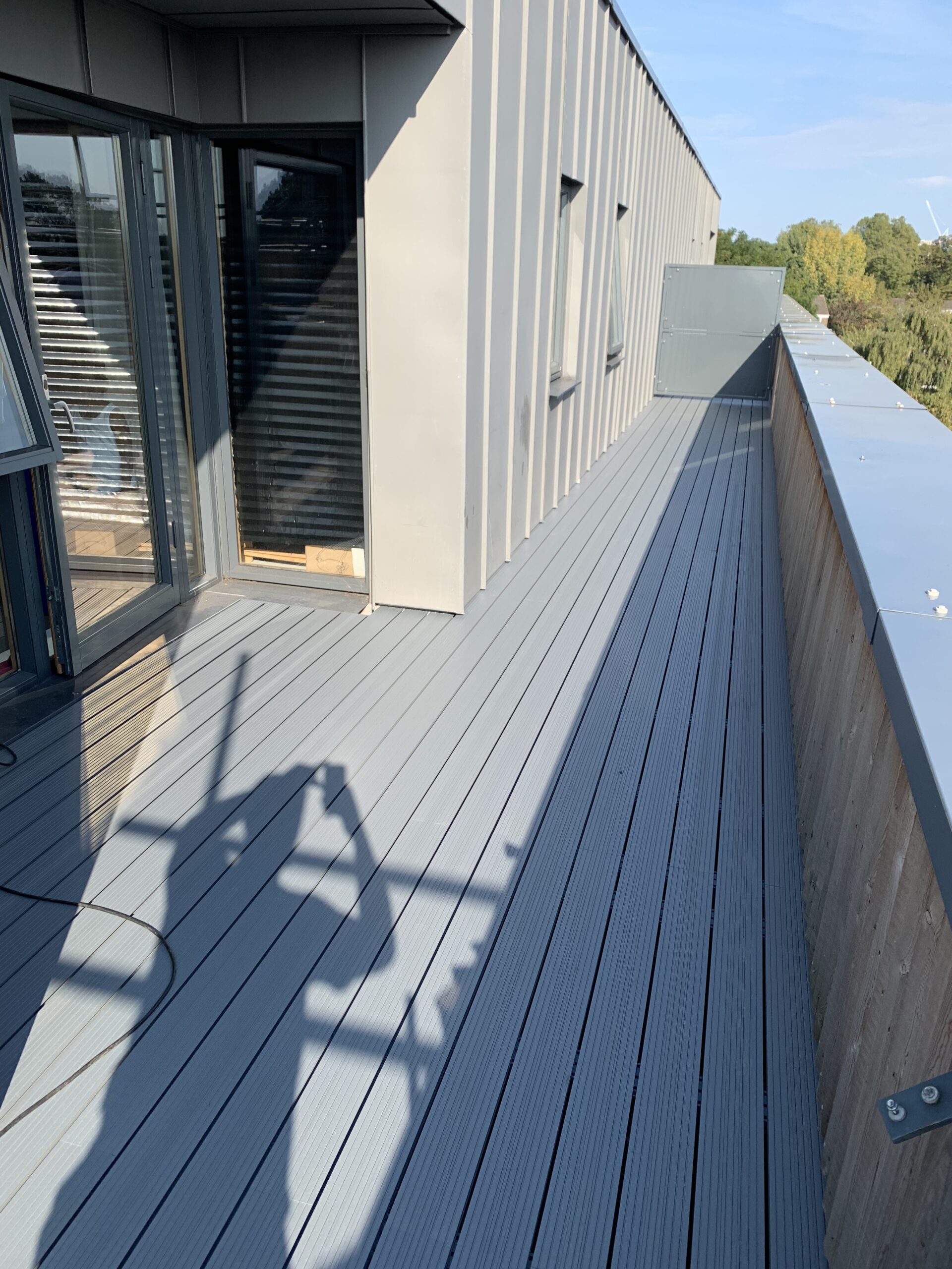 Aluminium Balcony Decking: Wise Court, Lewisham - ALU-Installations Ltd